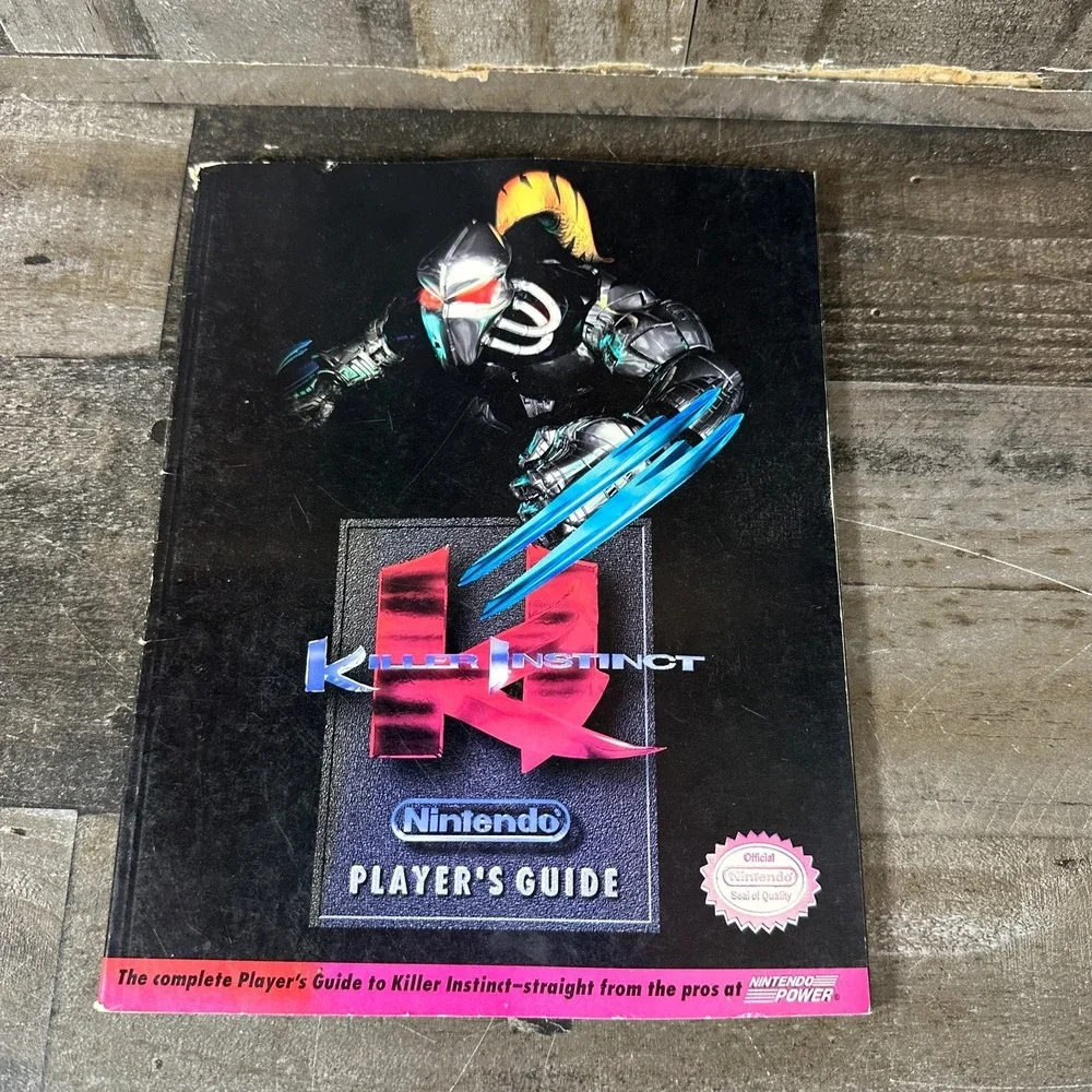 Killer instinct Nintendo SNES strategy guide Authentic Super Nintendo